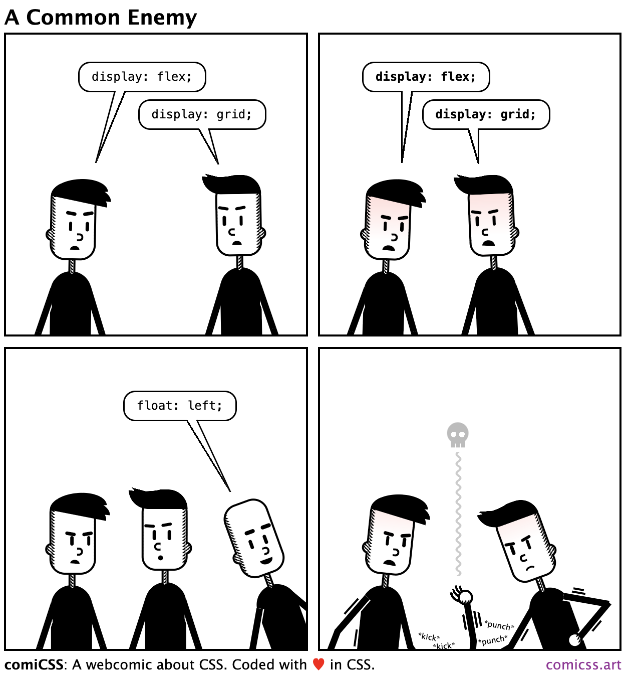 comiCSS #244: A Common Enemy